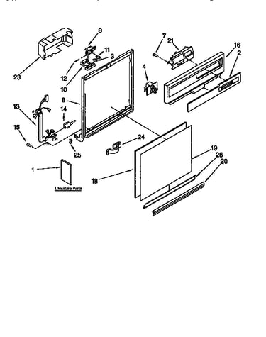 Frame and console