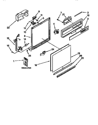 Frame and console