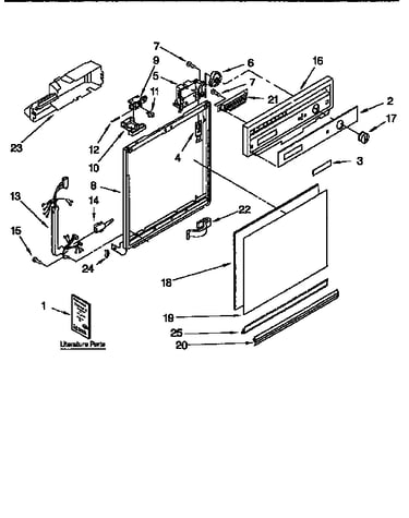 Frame and console