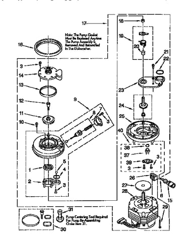 Pump and motor