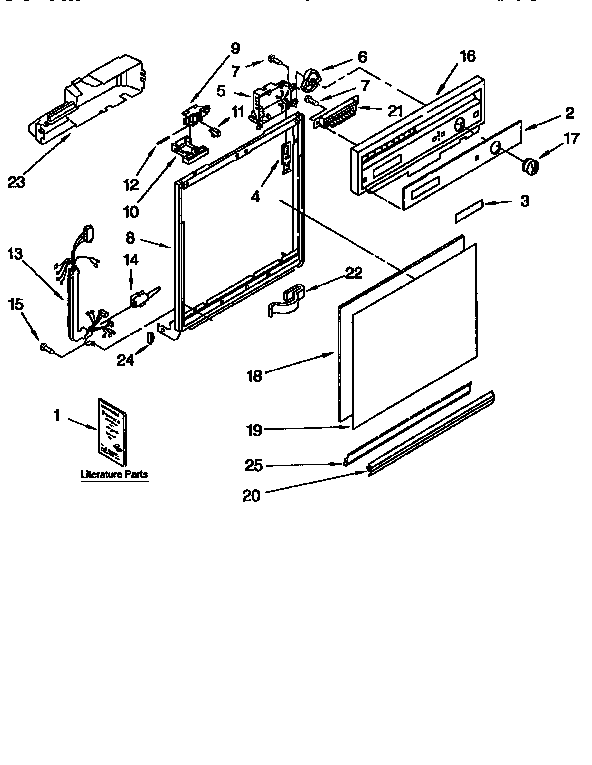 Frame and console