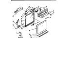 Kenmore 6651677192 frame and console diagram