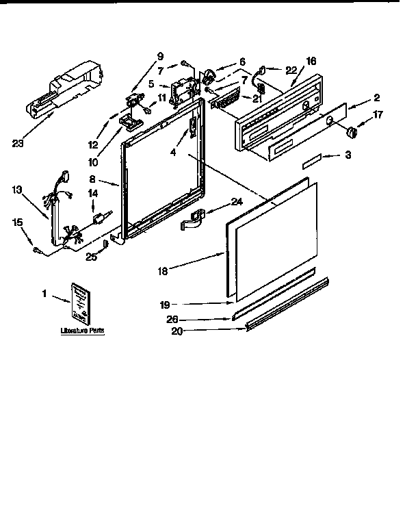 Frame and console
