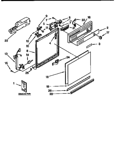 Frame and console
