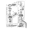 Kenmore 6651677192 pump and motor diagram