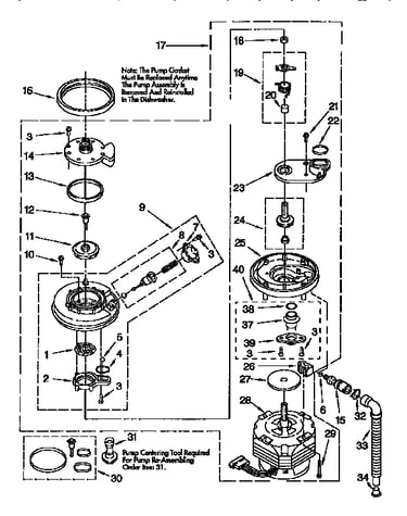 Pump and motor