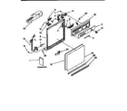 Kenmore 6651574993 frame and console diagram