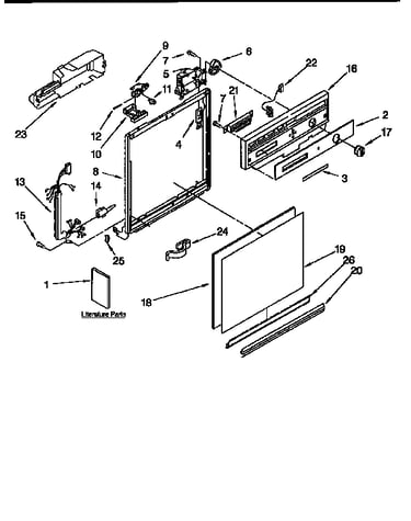 Frame and console
