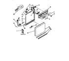 Kenmore 6651664993 frame and console diagram