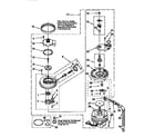 Kenmore 6651564993 pump and motor diagram