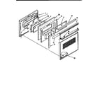 Kenmore 6654579351 oven door diagram