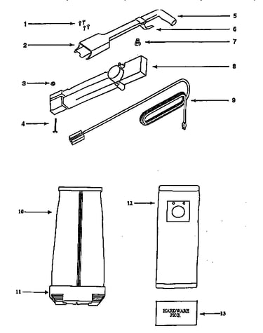 Handle and bag
