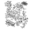 GE JVM290BV01 blower assembly diagram