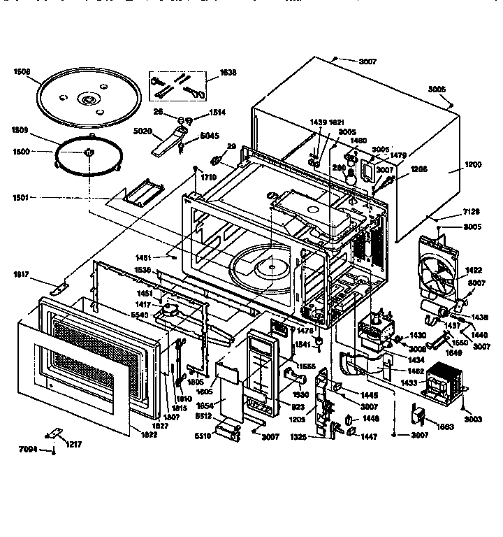 MICROWAVE PARTS