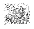 GE JES1533PN01 microwave parts diagram