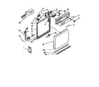 Kenmore 6651677190 frame and console diagram