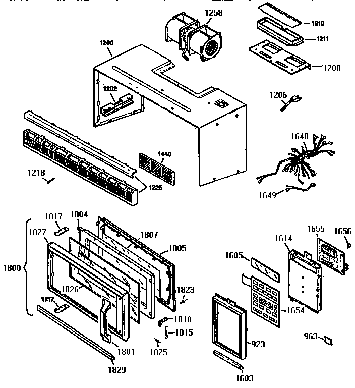Cover/door and control panel