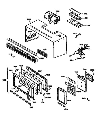 Cover/door and control panel