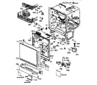 Kenmore 3631655191 body and door assembly diagram