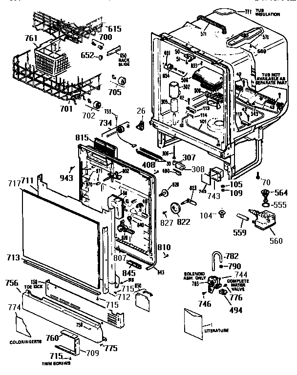 Body and door assembly