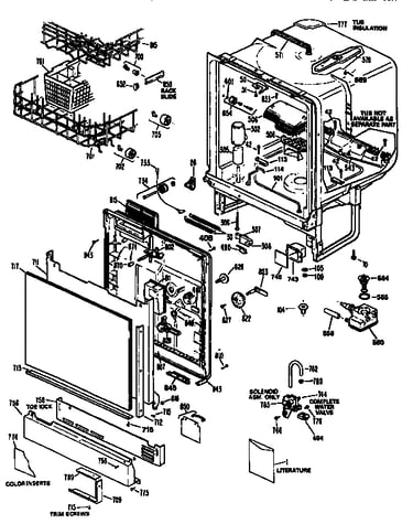 Body parts and door assy