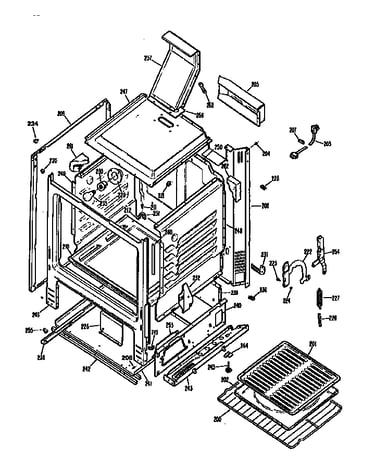 Oven body