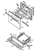 Door and broiler