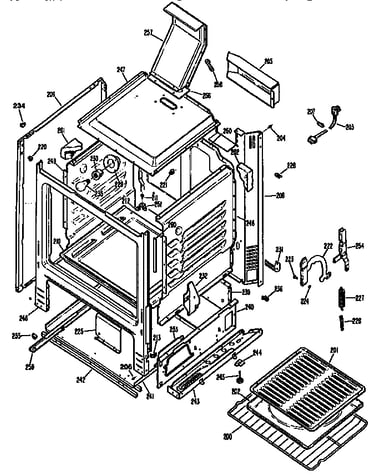 Oven body