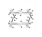 Craftsman 17125450 clamping bars diagram