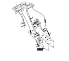 Craftsman 536886380 handle assembly diagram