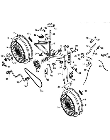 Frame and wheel