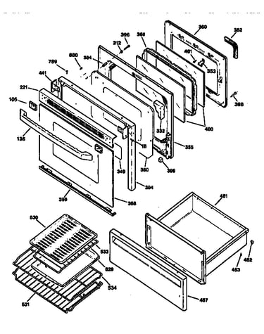 Door and drawer