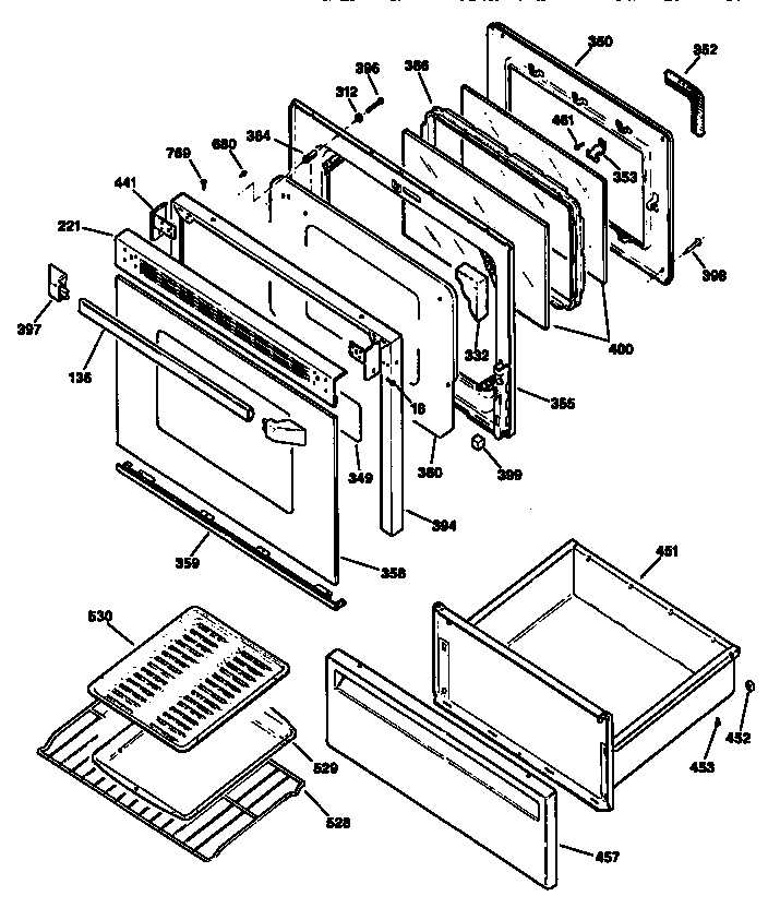 DOOR AND DRAWER