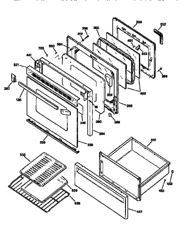Door and drawer
