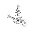 GE GSD1180X66WW motor-pump mechanism diagram