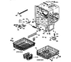 GE GSD1200X66 tub assembly diagram