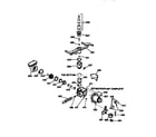GE GSD1205X66BA motor-pump mechanism diagram