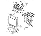 GE GSD1206X66BA control panel and front diagram