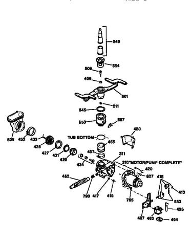 Motor-pump mechanism