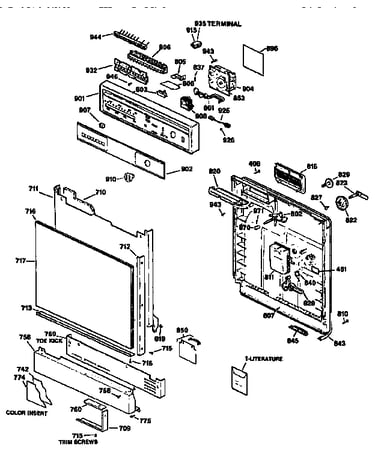 Control panel and front