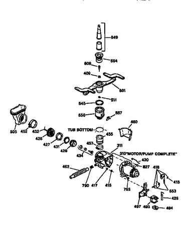 Motor-pump mechanism