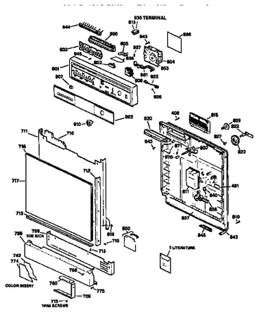 Control panel and front