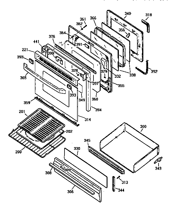 DOOR AND DRAWER