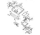 GE JGBP79GEV2BB burner assembly diagram