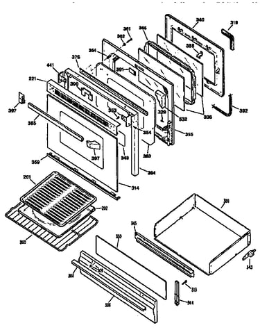Door and drawer