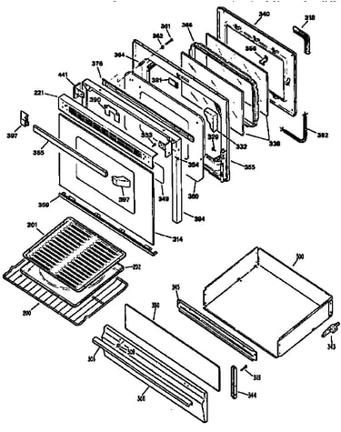 Door and drawer