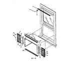 Kenmore 2539750557 window mounting kit diagram