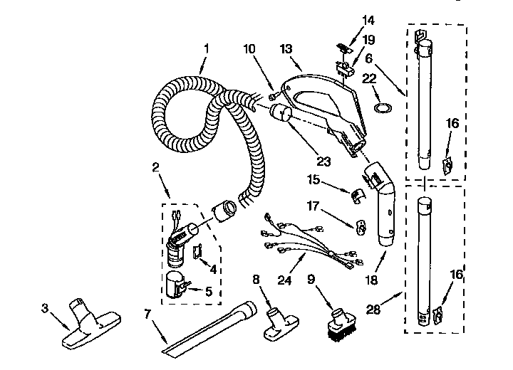 HOSE AND ATTACHMENT