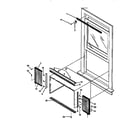 Kenmore 2539750835A window mounting kit diagram