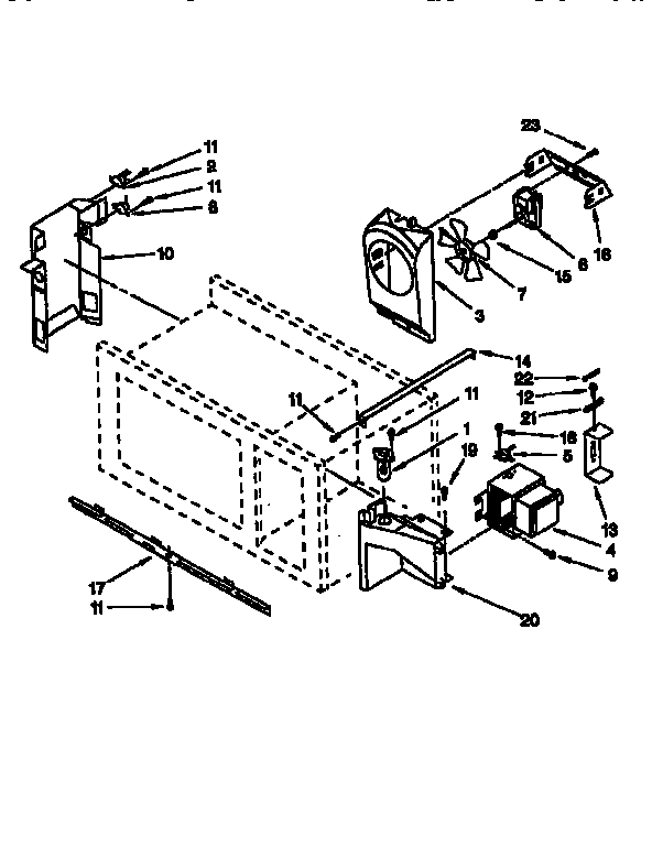 Magnetron and air flow